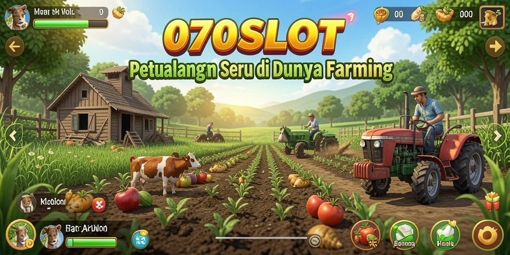 Gameplay seru dan interaktif di dunia Farming 070SLOT.