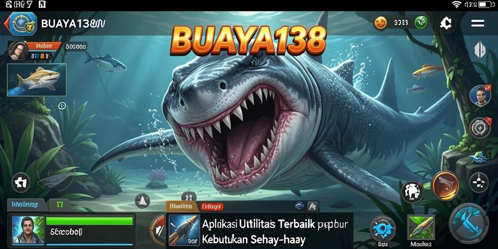 Tampilan antarmuka BUAYA138 yang sederhana dan intuitif.