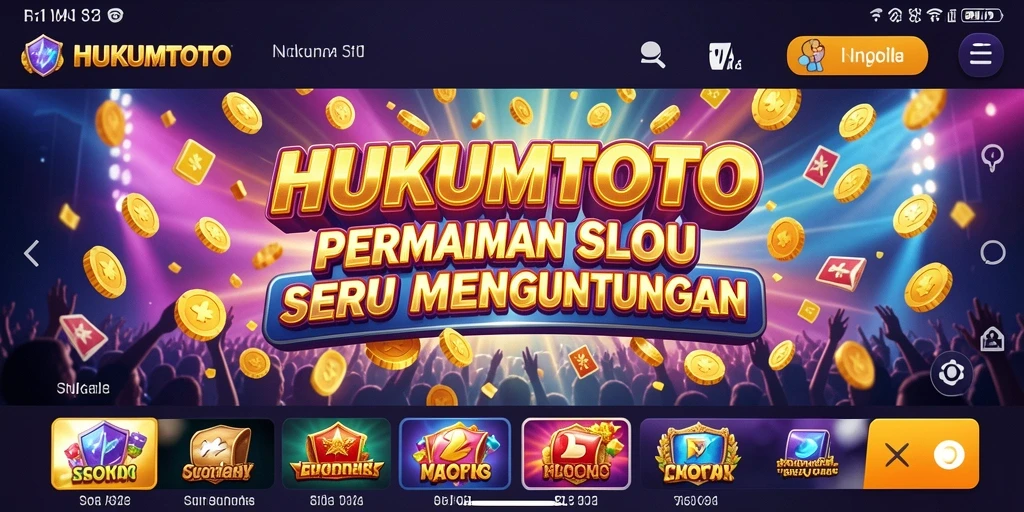Tampilan gameplay HUKUMTOTO dengan mesin Slot yang menarik.