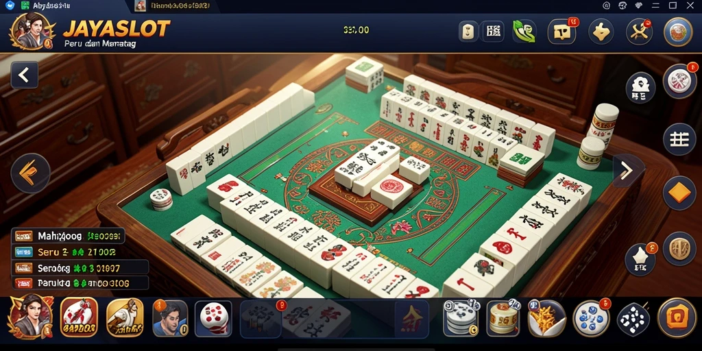 Tampilan permainan Mahjong yang seru dan menarik di JAYASLOT.