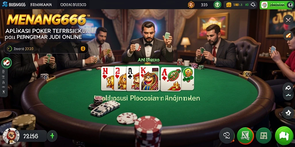 Tangkapan layar MENANG666 menampilkan gameplay poker yang menarik dan interaktif.