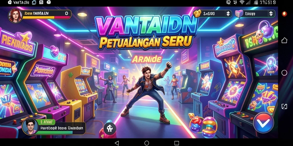 Gambar menampilkan gameplay seru dan penuh warna dari VANTAIDN.